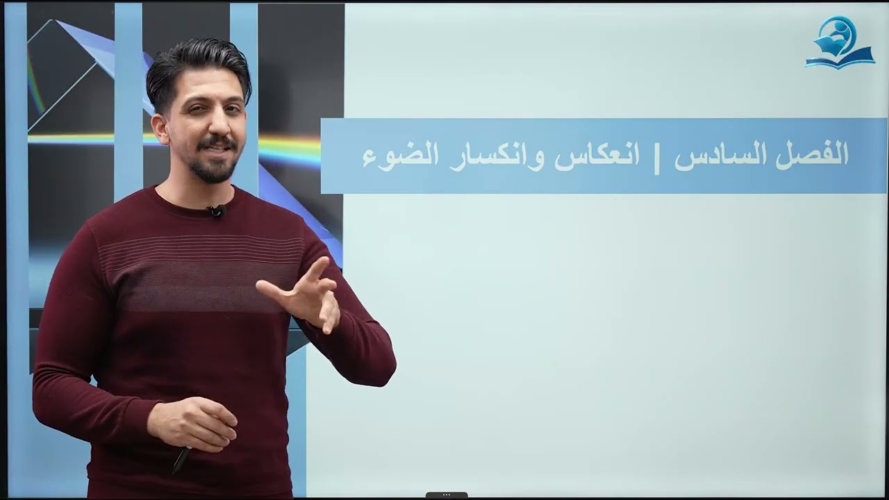فيزياء الرابع العلمي | الفصل السادس | انعكاس وانكسار الضوء