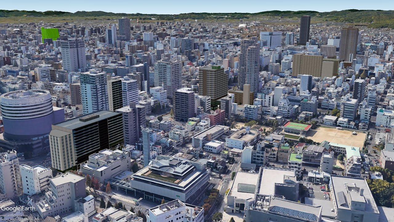 「岡山市再開発　最新MAPで妄想MAP」