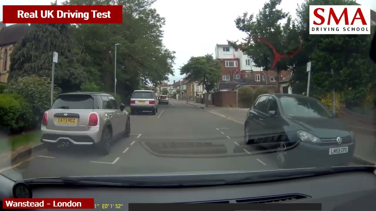 Wanstead Real Driving Test - Real Test Route (21 May 2025)