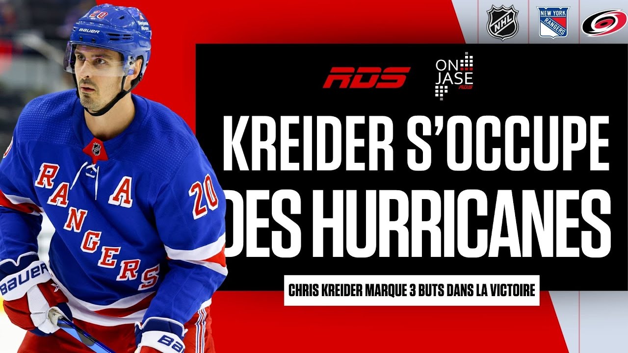 On Jase - Chris Kreider assomme les Hurricanes!