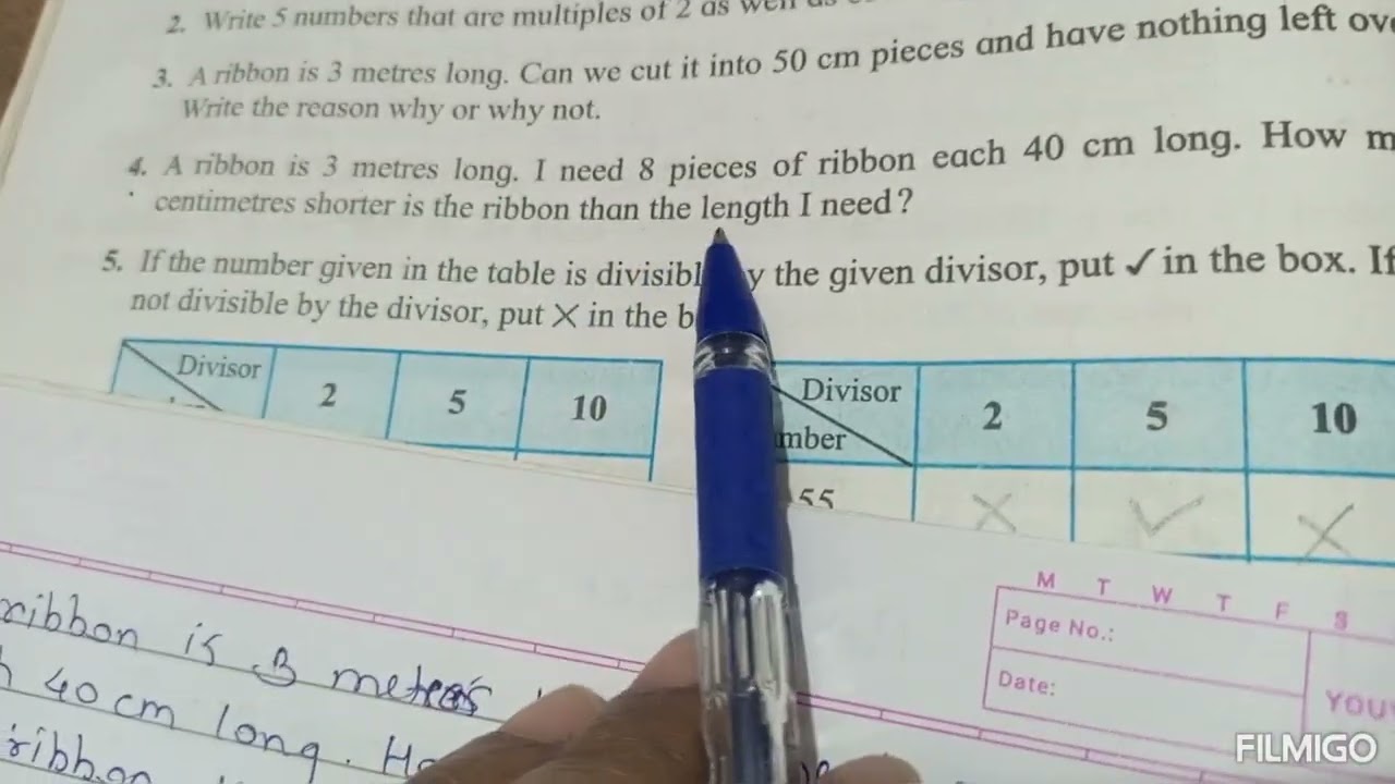 5 th Maths # Problem  Set 33# Explained in Marathi # SSC Board