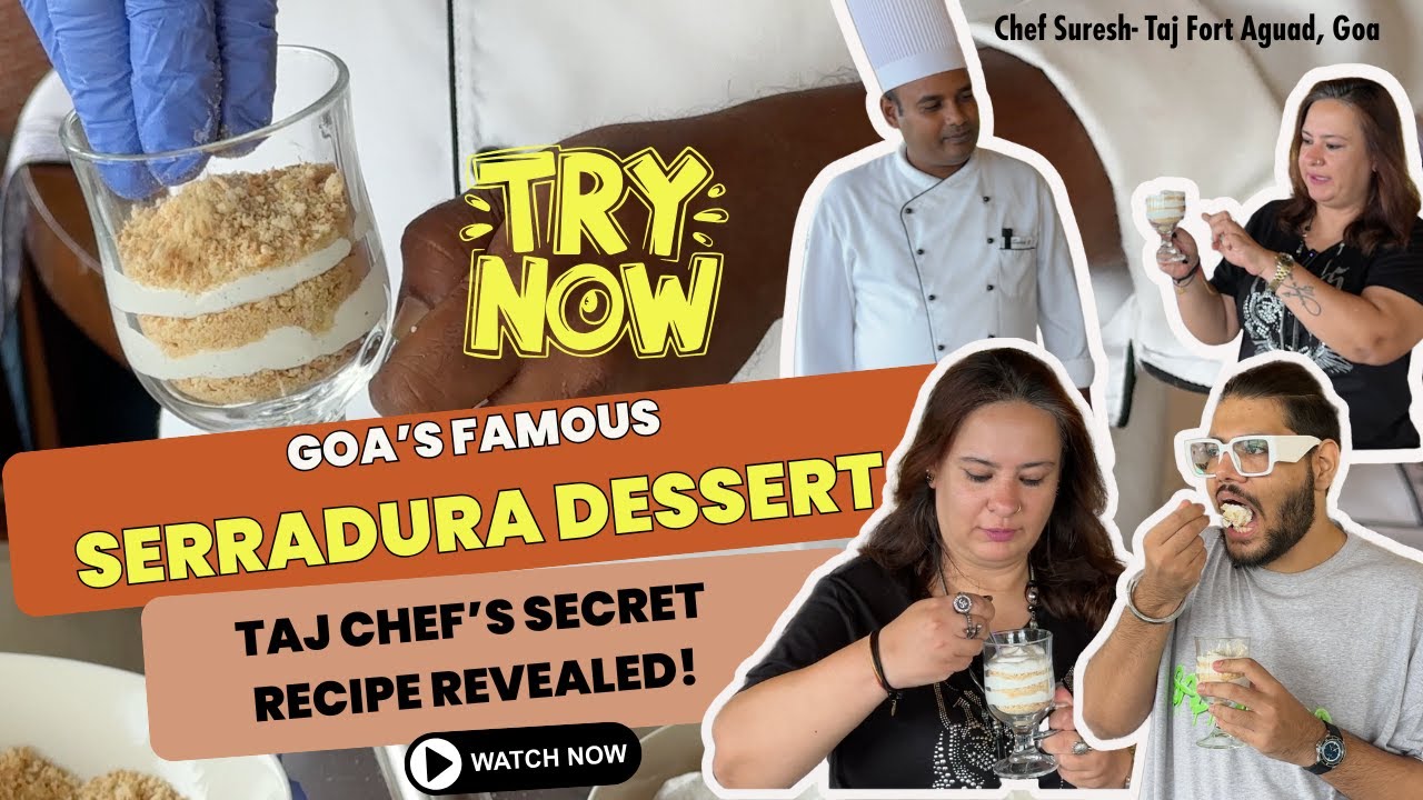 Goa’s Famous Serradura Dessert 🍨 | Taj Chef’s Secret Recipe Revealed!