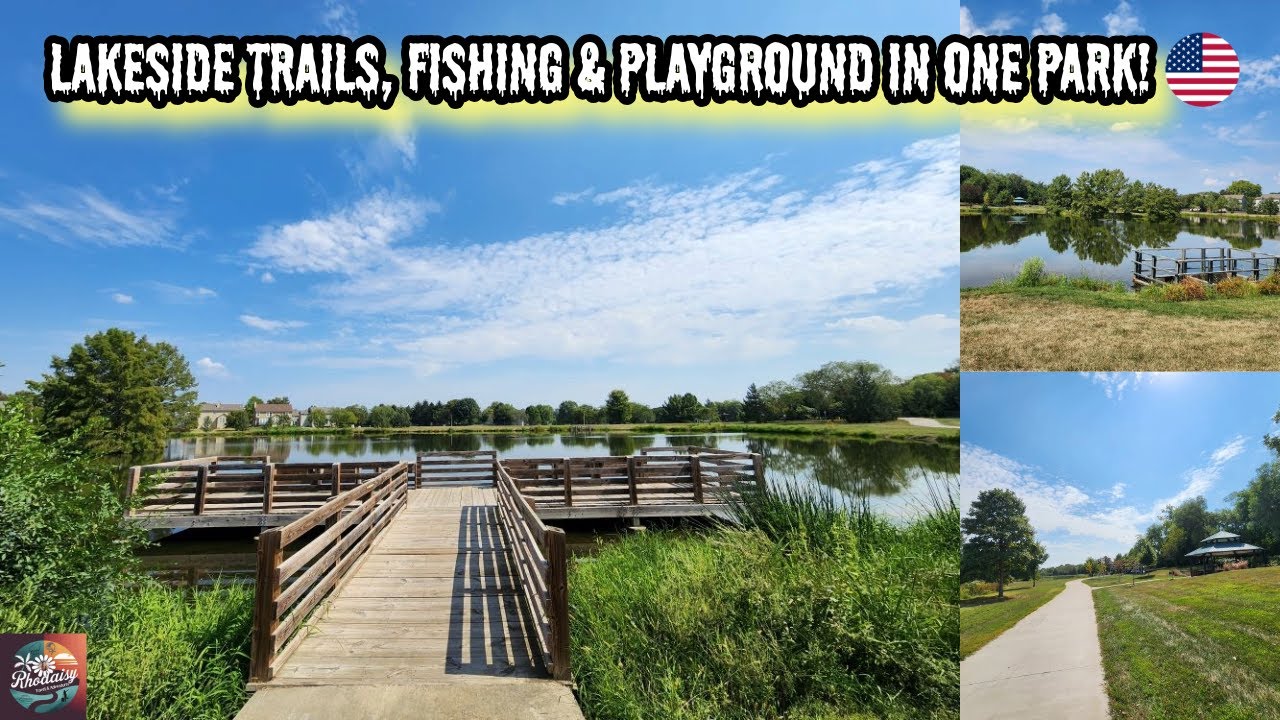 Walk & Jog Tour of Regency Lake Park in Overland Park, Kansas! 🇺🇸
