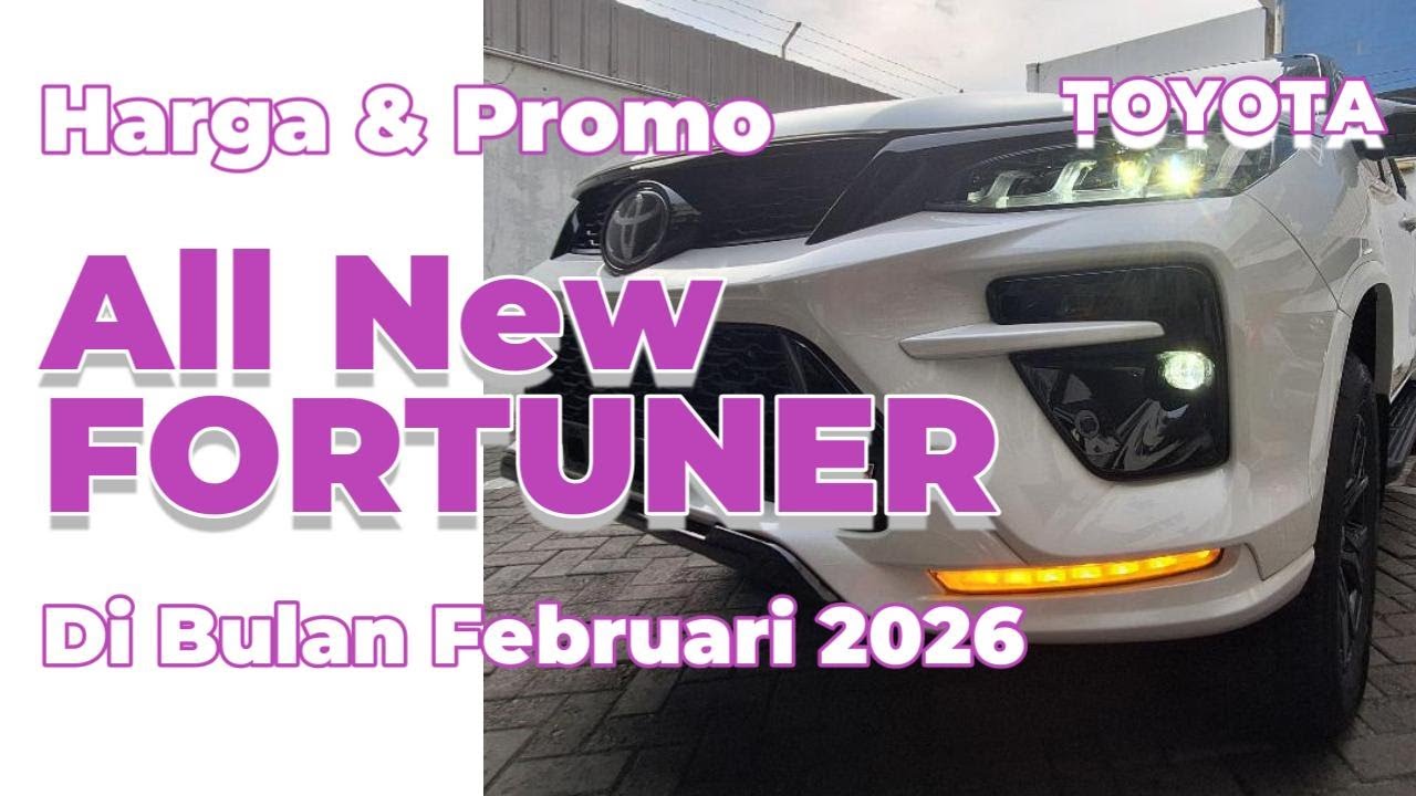 New FORTUNER VRZ GR Sport 2026 |Harga & Promo FORTUNER di Februari 2026 |Toyota Medan 085362072000