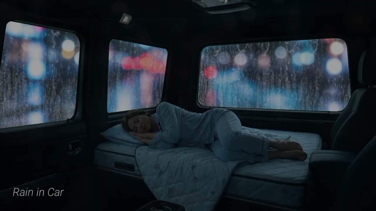 Fall Asleep Fast in 30 Minutes 🌧️ Cozy Rain in Car, Deep Sleep ASMR, Relaxing Rain Sounds (No Music)