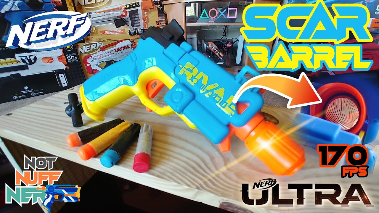 Nerf® Ultra Pilot | Scar Barrel + Half Dart DIY Mod