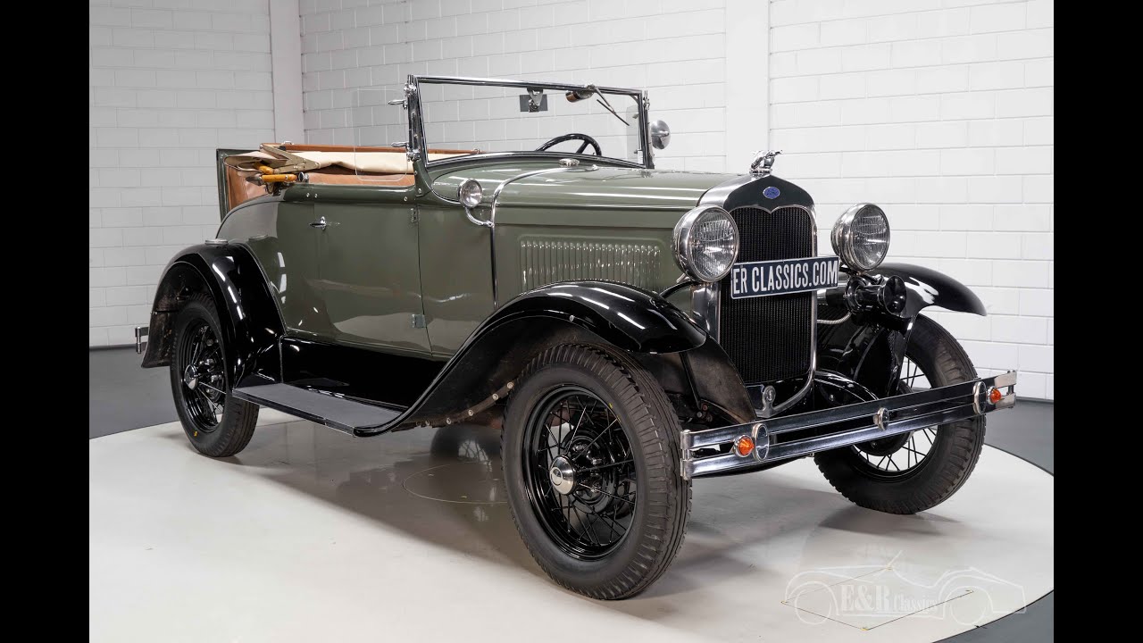 Ford Model A Cabriolet | Extensively restored | Top condition | 1931 -VIDEO- www.ERclassics.com