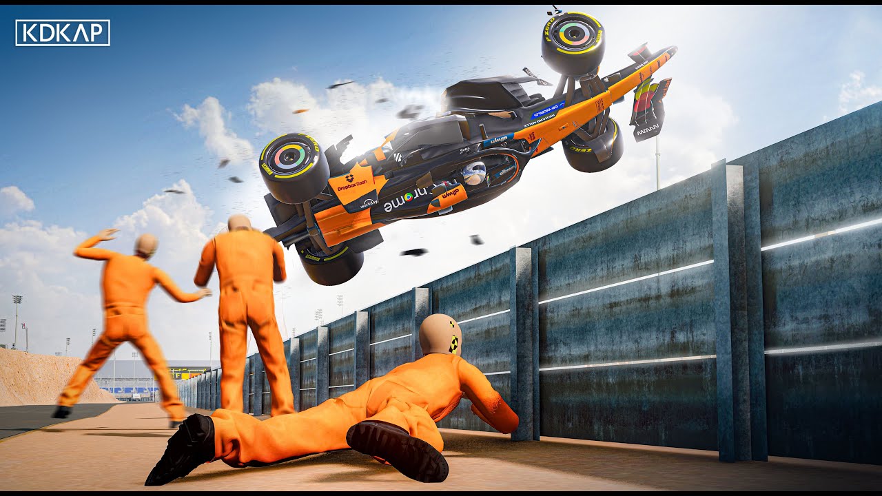 Epic Airborne Motorsport Crashes #2 | BeamNG.drive