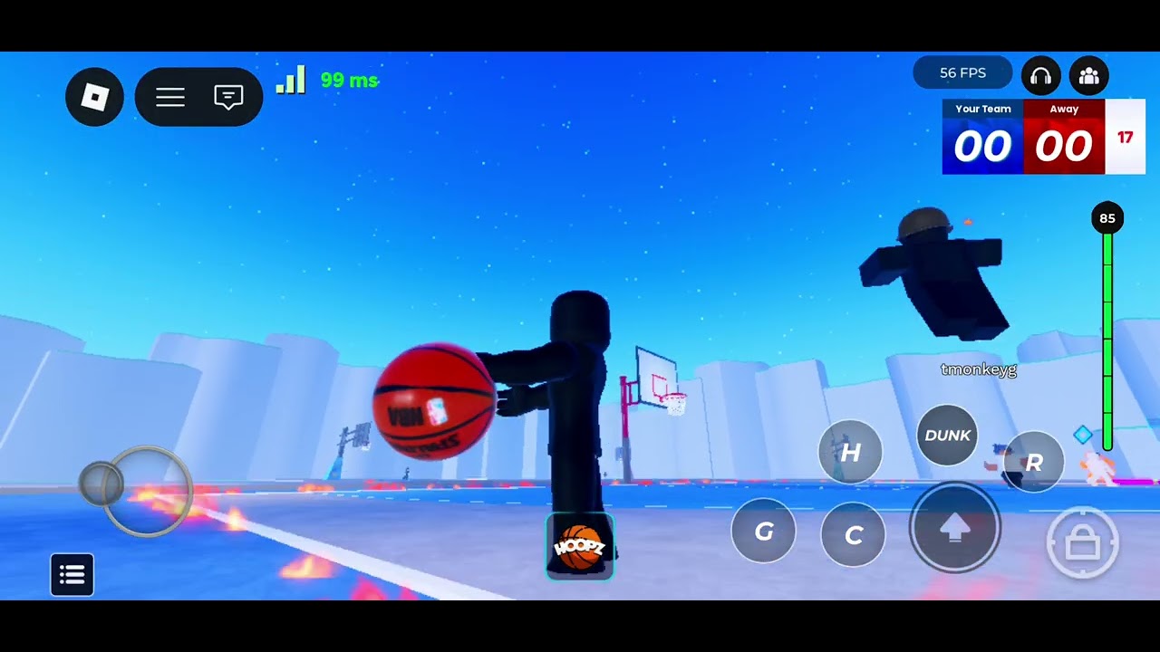 Destroying hoopz 2v2s with #maybeluv11