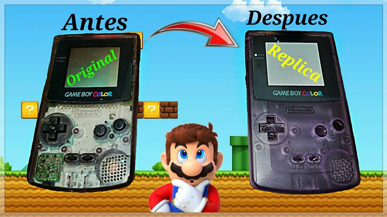 Game Boy Color, cambio de carcasa y limpieza