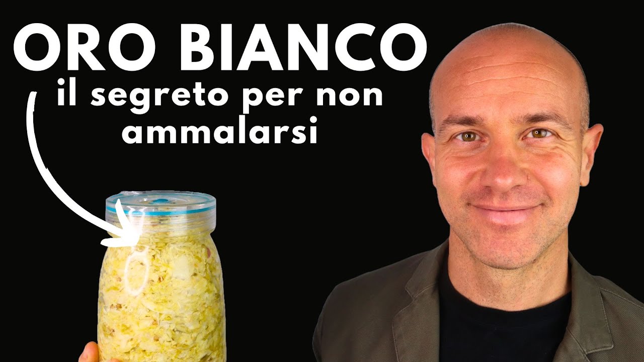 A COSA SERVE e COME PREPARARE questo alimento per NON AMMALARSI (probiotico e prebiotico)