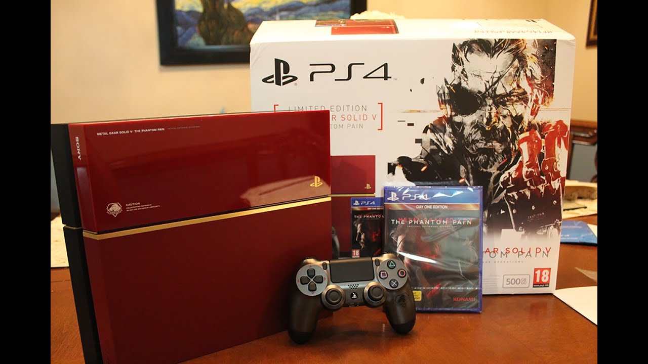 MGS5 The Phantom Pain Limited Edition PS4 Unboxing