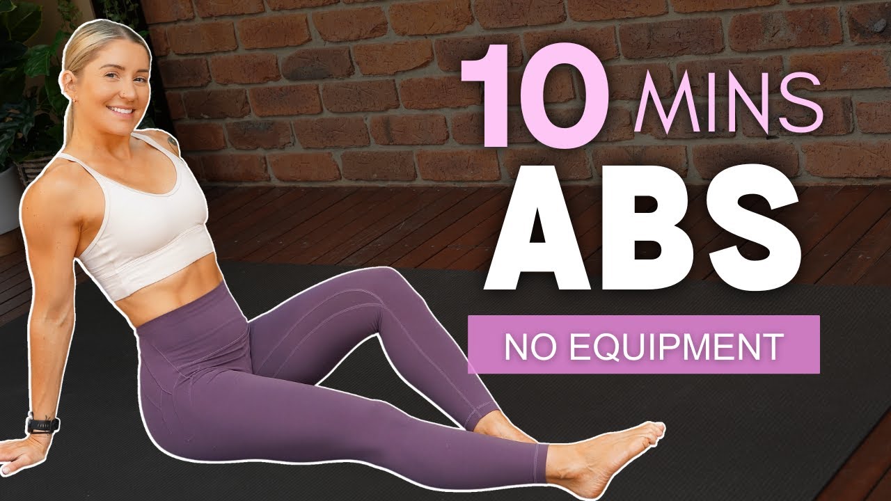 10 MIN ABS WORKOUT | BEST exercises for ABS with NO EQUIPMENT | Beginner Friendly | 4K