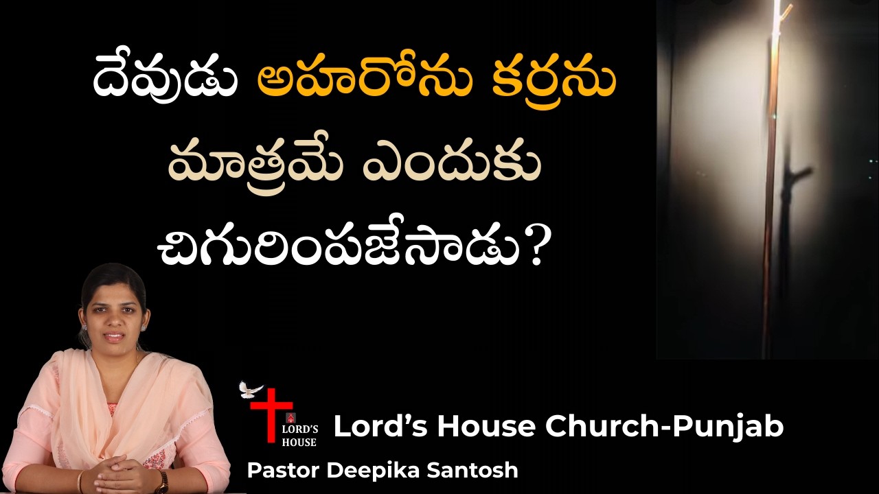దేవుడు అహరోను కర్రను మాత్రమే ఎందుకు చిగురింపజేసాడు? | Pr Deepika Santosh |