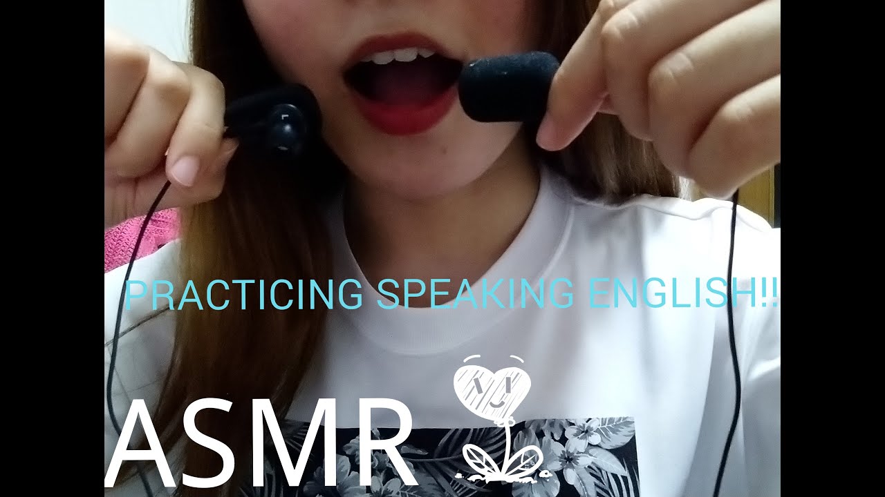 [ASMR]PRACTICING SPEAKING ENGLISH !! #WHISPERING #囁き