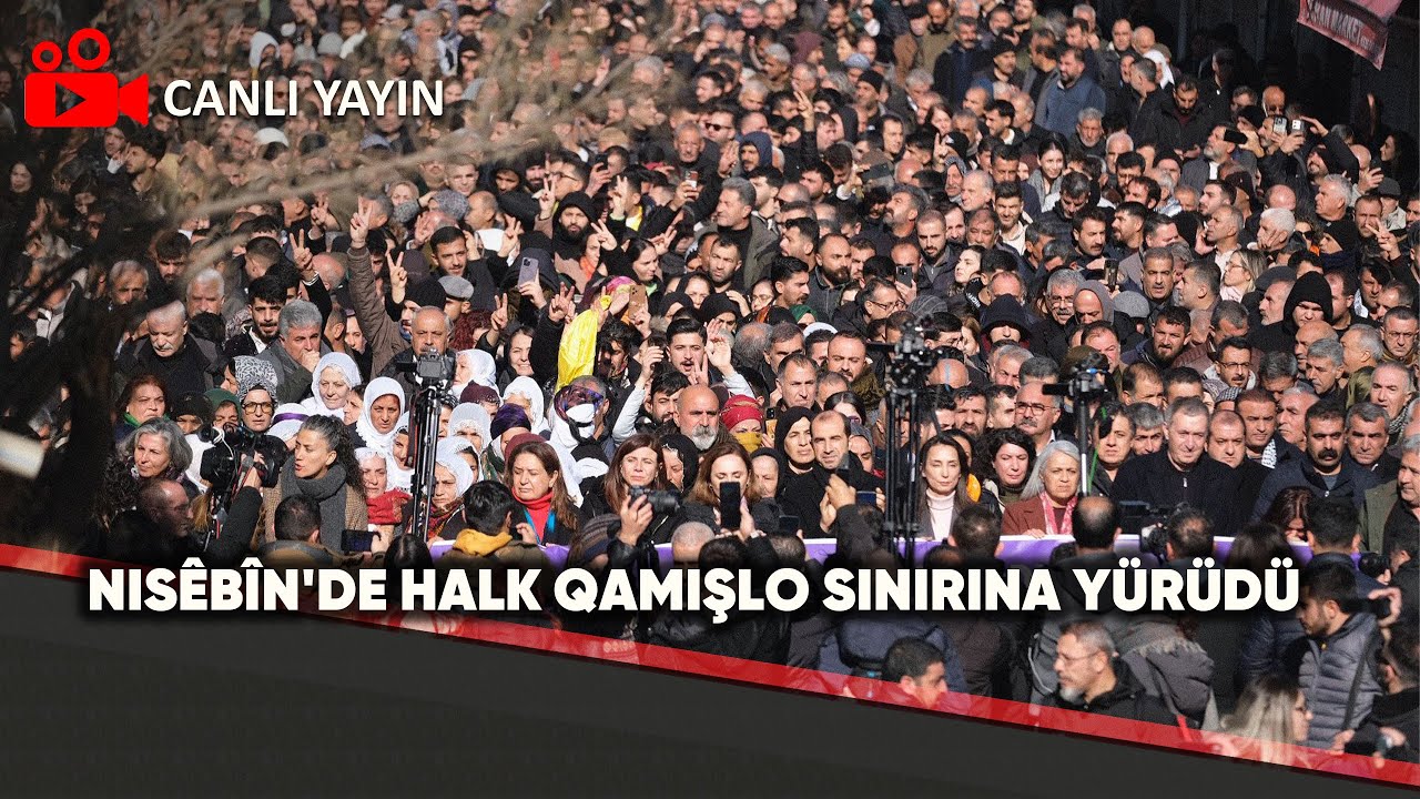 Nisêbîn’de halk Rojava için yürüyor / Canlı Yayın