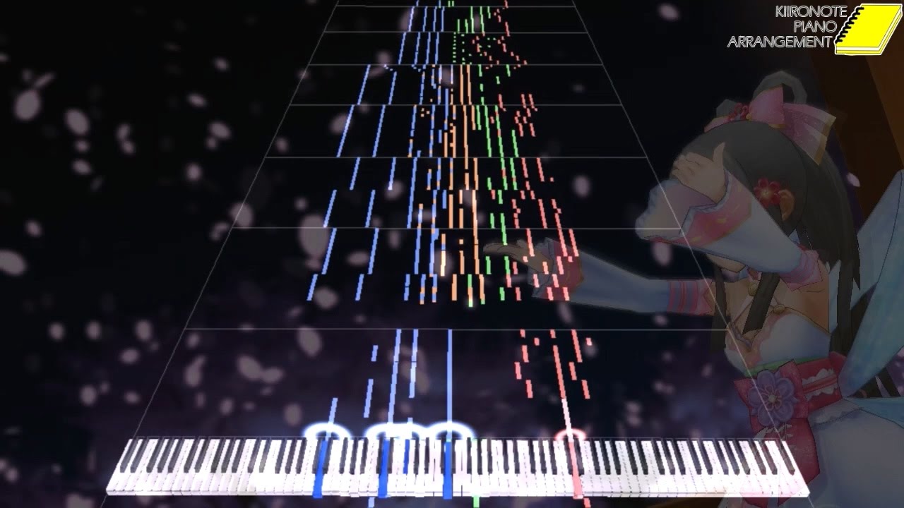 デレステ - 桜の頃 ピアノ アレンジ (Sakura no Koro Piano Arrangement)