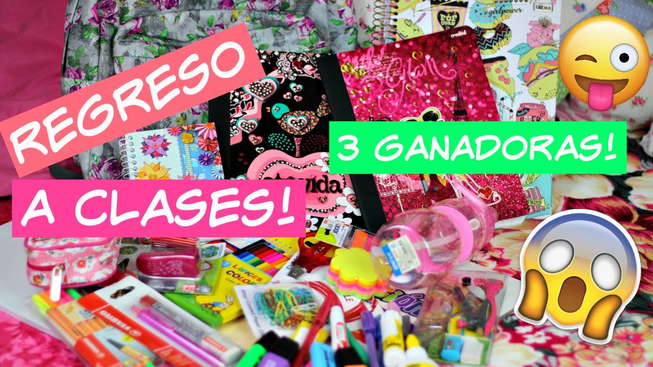SUPER SORTEO INTERNACIONAL REGRESO A CLASES - 3 GANADORAS! - Colab. con Laura Agudelo y Fabi Ortiz