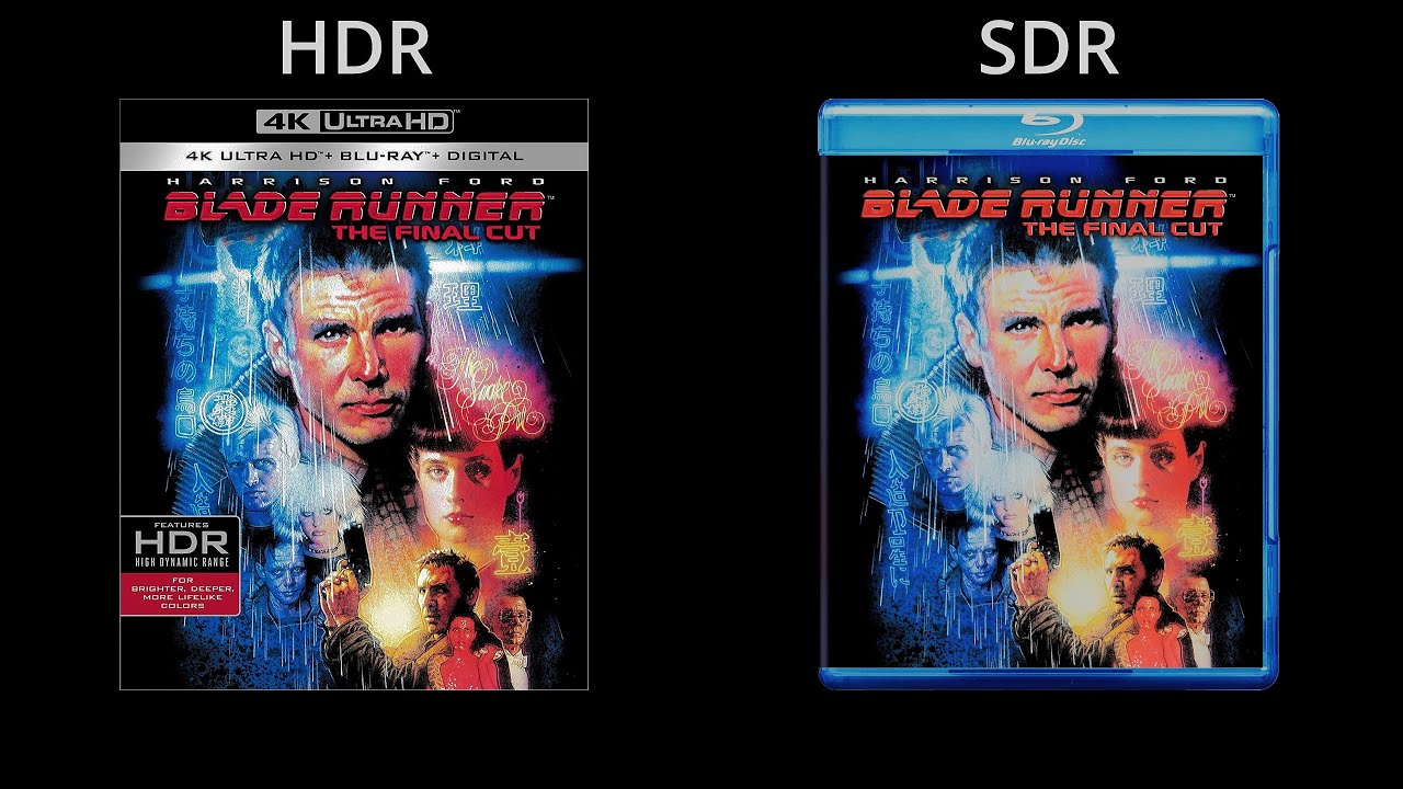 Blade Runner HDR vs SDR Comparison