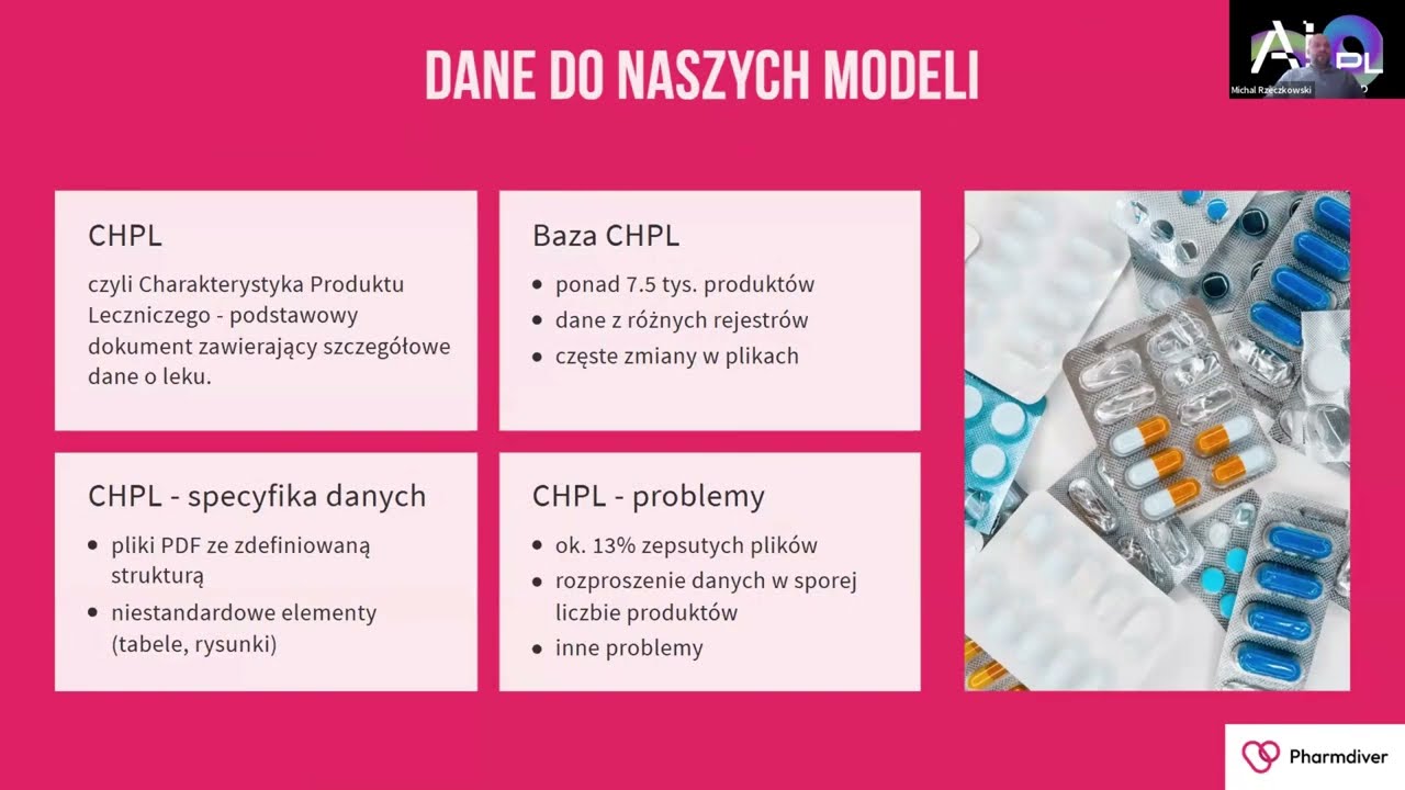 RAG dla farmacji i BI na sterydach: od backendu do frontendu z LLM | Dr M. Rzeczkowski Dr B. Staniów