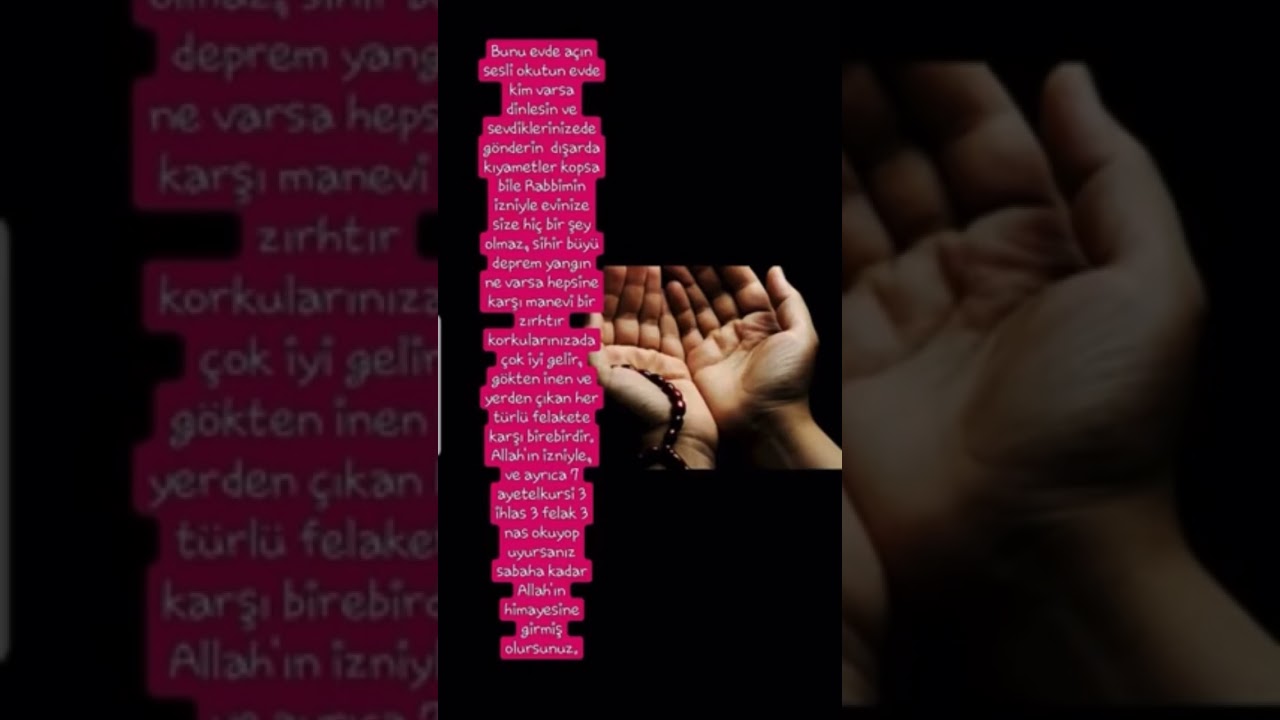 (İMAM NEVEVİ DUASI)   Sabah Akşam Arabada Evde İşte Kısaca Her Fırsatta Y&uuml;ksek Sesle Dinle Dinlettir