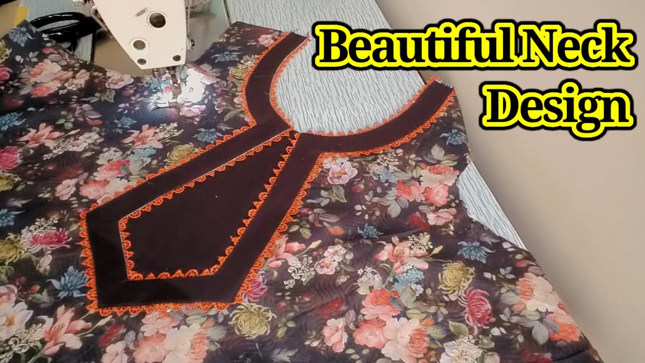 New Latest neck design for Kurti l Ladies Neck Design Cutting & Stitching l Pakistani Neck Design
