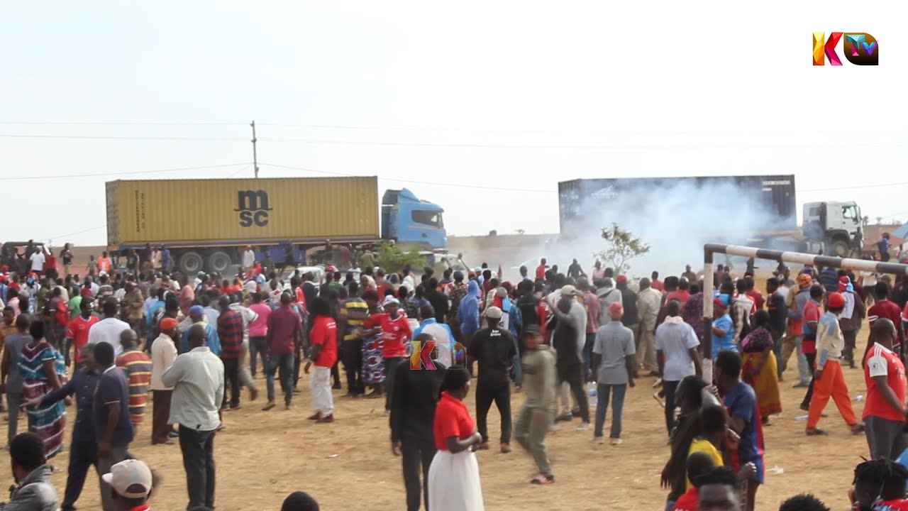 TAHARUKI MKUTANO WA CHADEMA TUNDUMA MABOMU YARINDIMA POLISI WATIMULIWA
