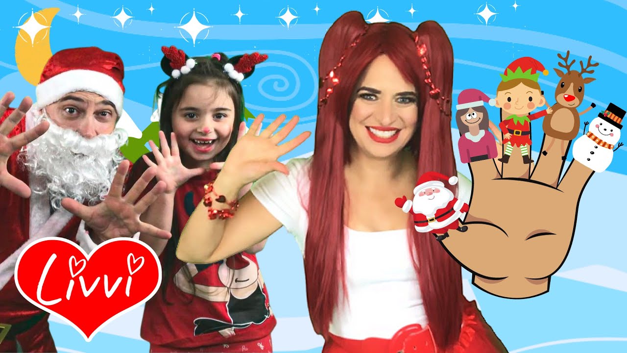 Christmas Finger Family Song | Kids Songs & Nursery Rhymes | Livvi