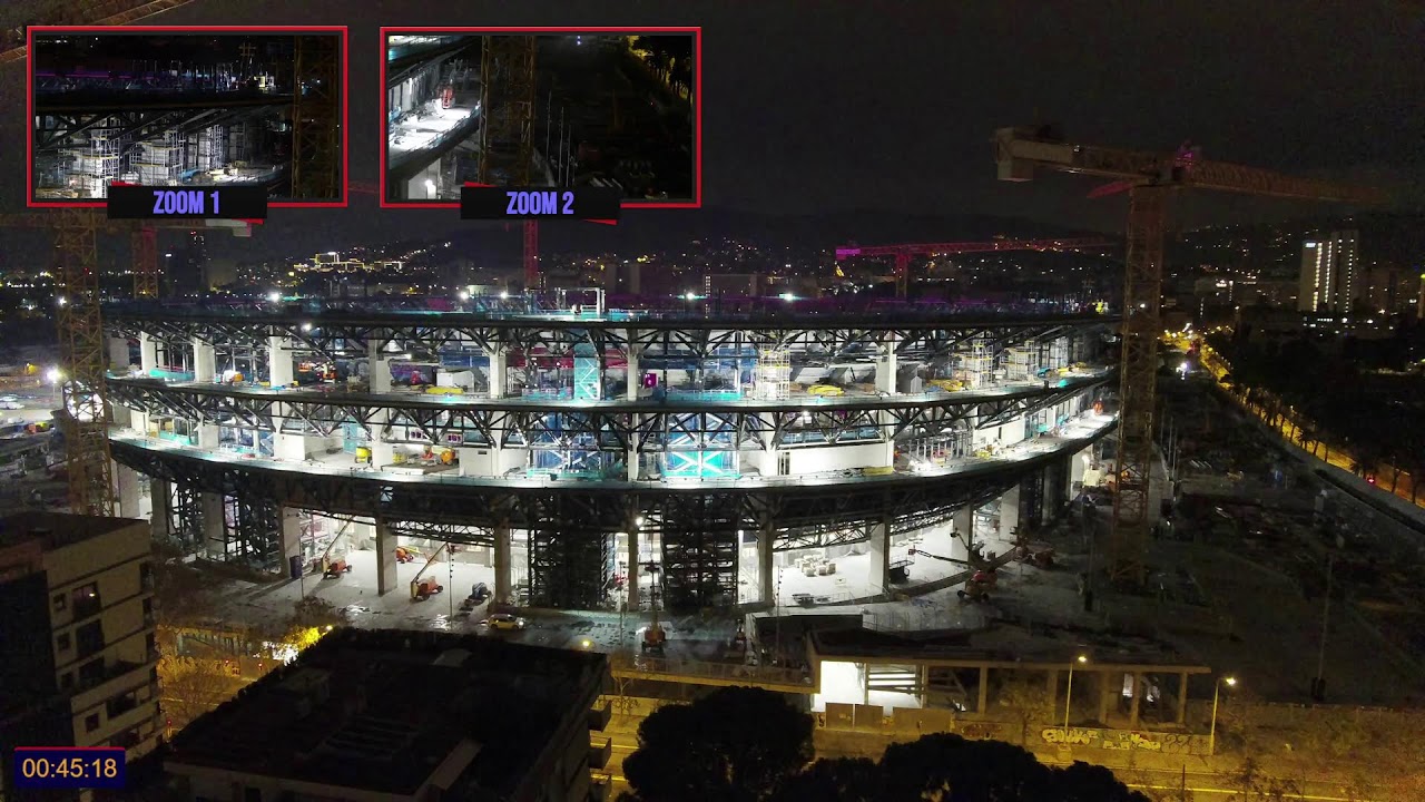 Emissi&oacute; en directe 4K! 04/01/26 de Las Obras del Camp Nou!