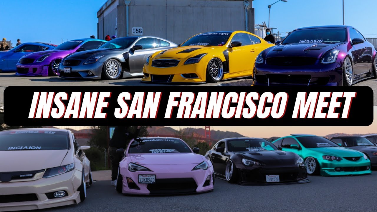 G35 and Crew Cruise down to INSANE SAN FRANCISCO Car Meet! (R34,PAGANI, +200 more)