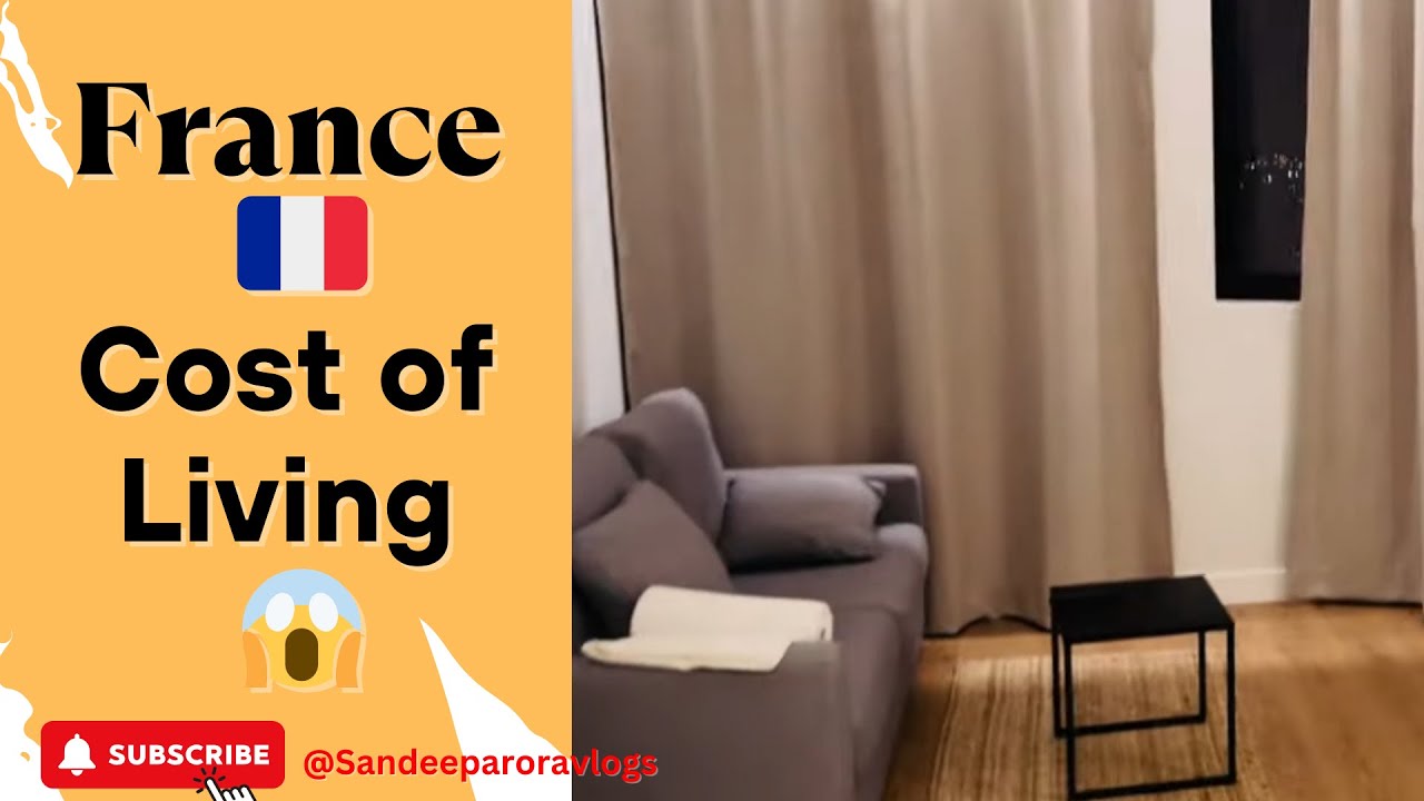 Cost of living in france/Paris🇫🇷|| living expenses || 1BHK/2BHK Rent