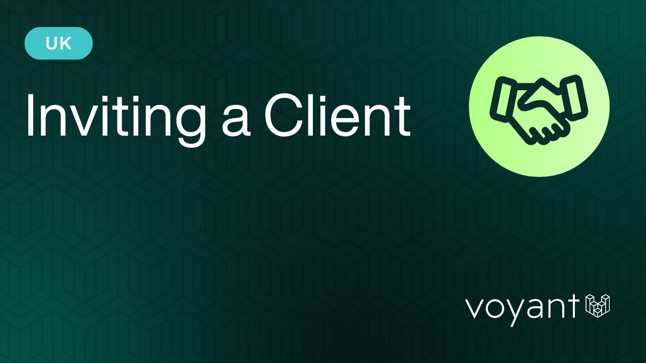 Inviting a client to view their own plan in Voyant Go