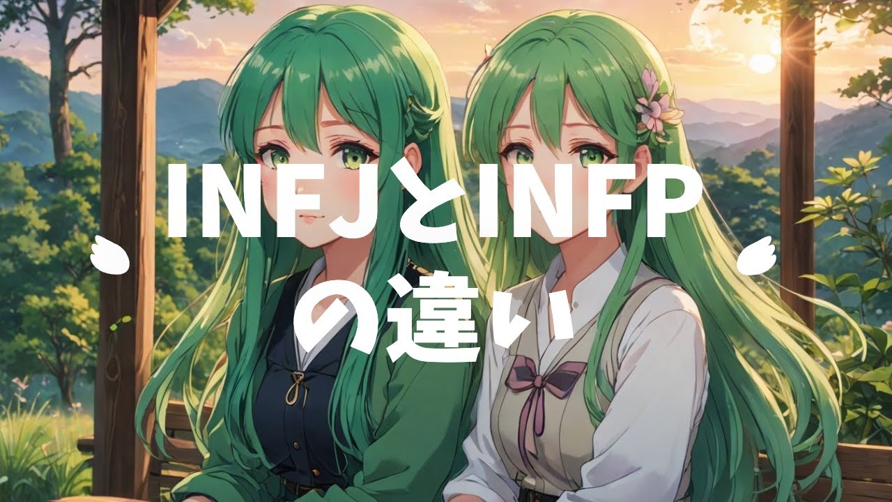 【INFJ】INFJとINFPの違い/10個の同じシチュエーションから２つのタイプの違いについて考える