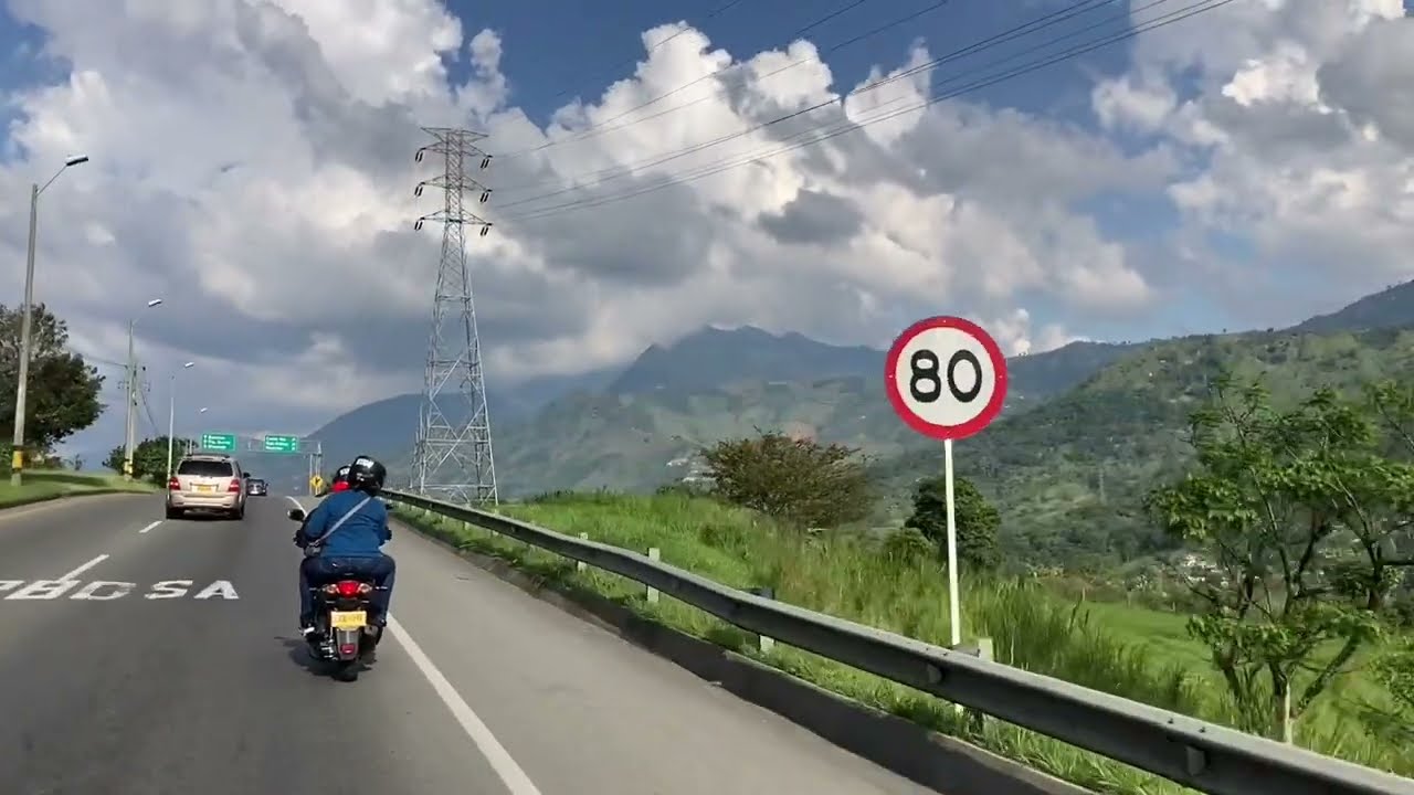 Intercambio vial de El Hatillo | Barbosa, Antioquia | Colombia 🇨🇴 | Slow TV