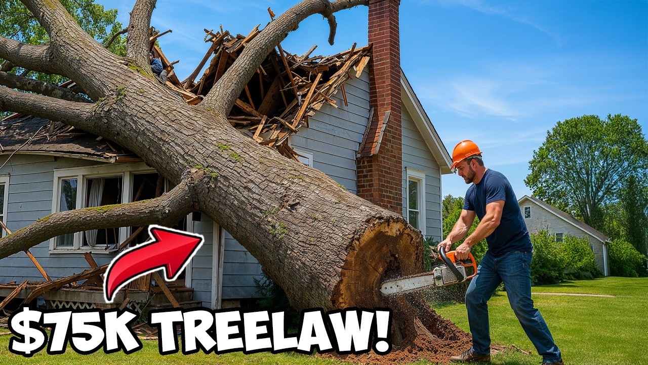 Karen Cut Down My $75,000 Tree, SUES Me Cuz It Destroyed Her House!