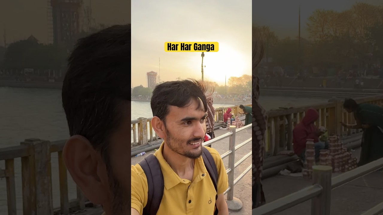Har Har Ganga Maa #uttrakhand #haridwar #travelshorts #travelvloggers #gangesriver