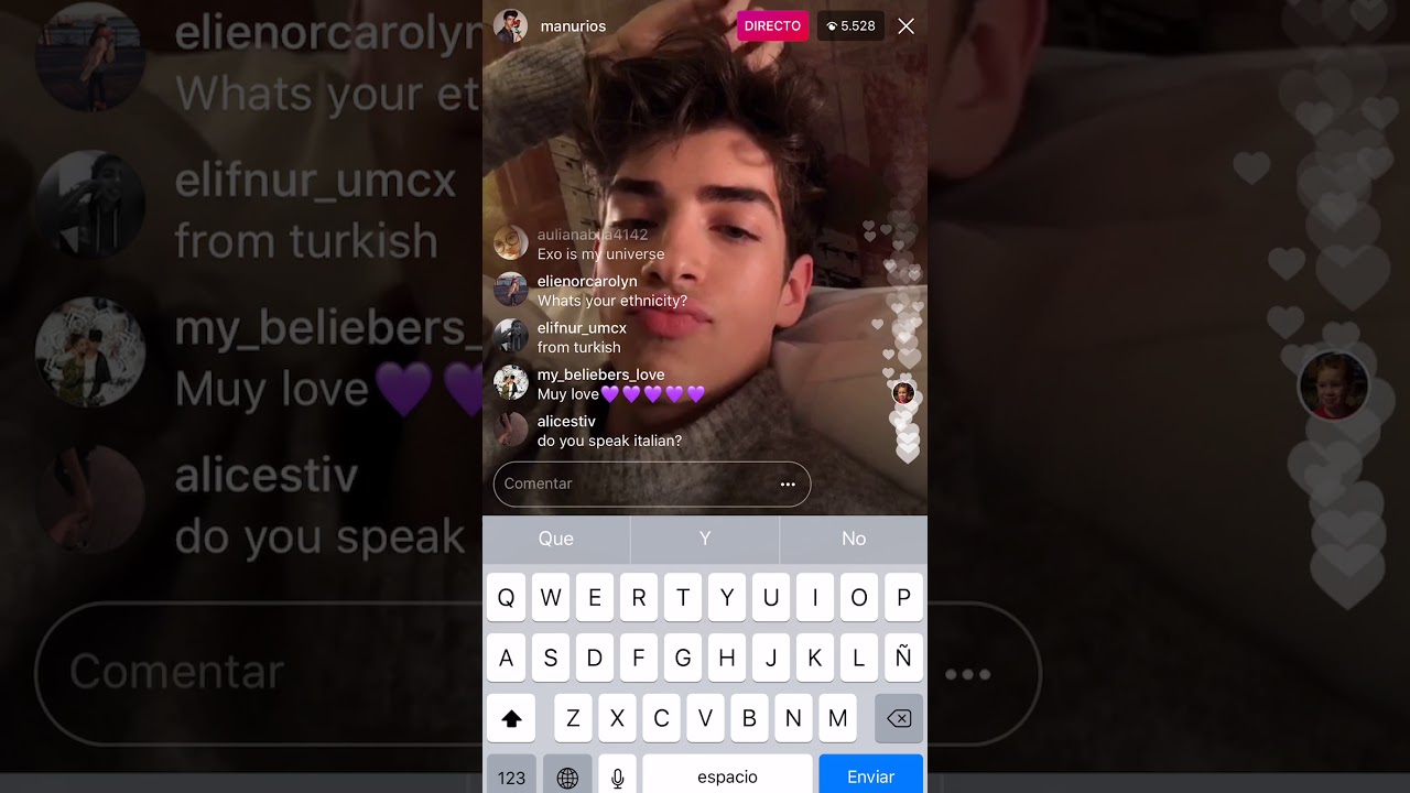 Short LIVE by Manu Rios on Instagram | 07/02/2018