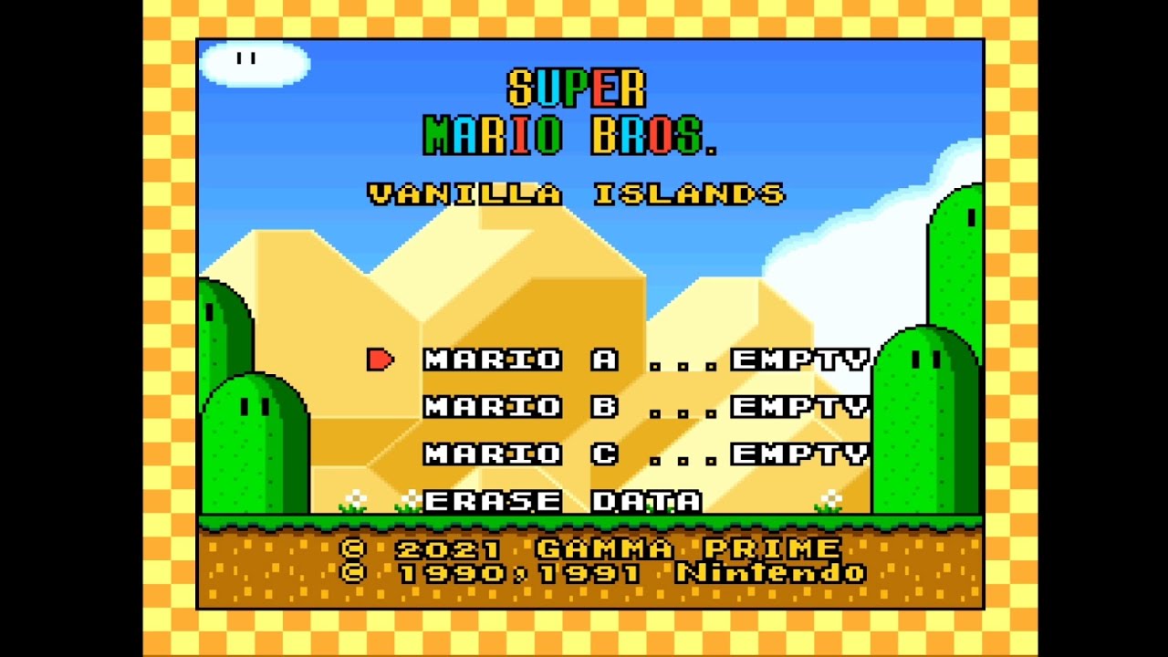 Super Mario Bros: Vanilla Islands - Full Playthrough