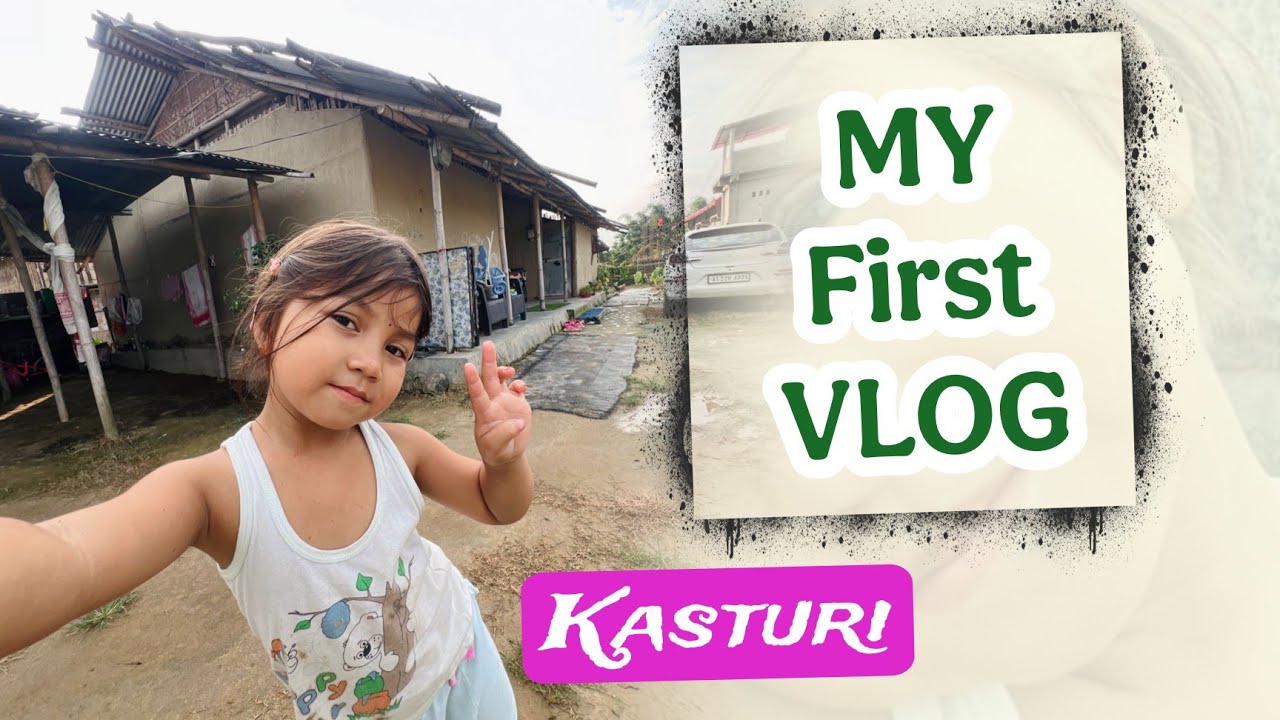 My First Vlog // Kasturi baby