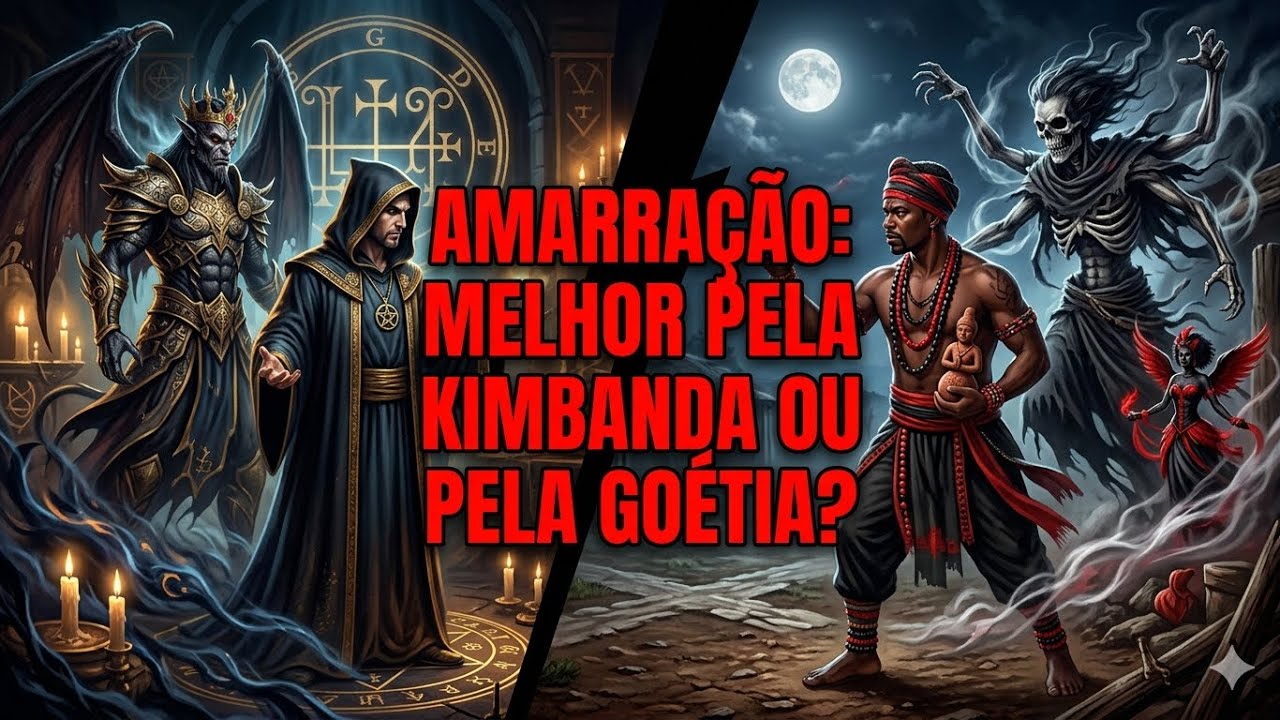 AMARRAÇÃO AMOROSA COM QUIMBANDA OU GOÉTIA? QUAL A MELHOR OPÇÃO