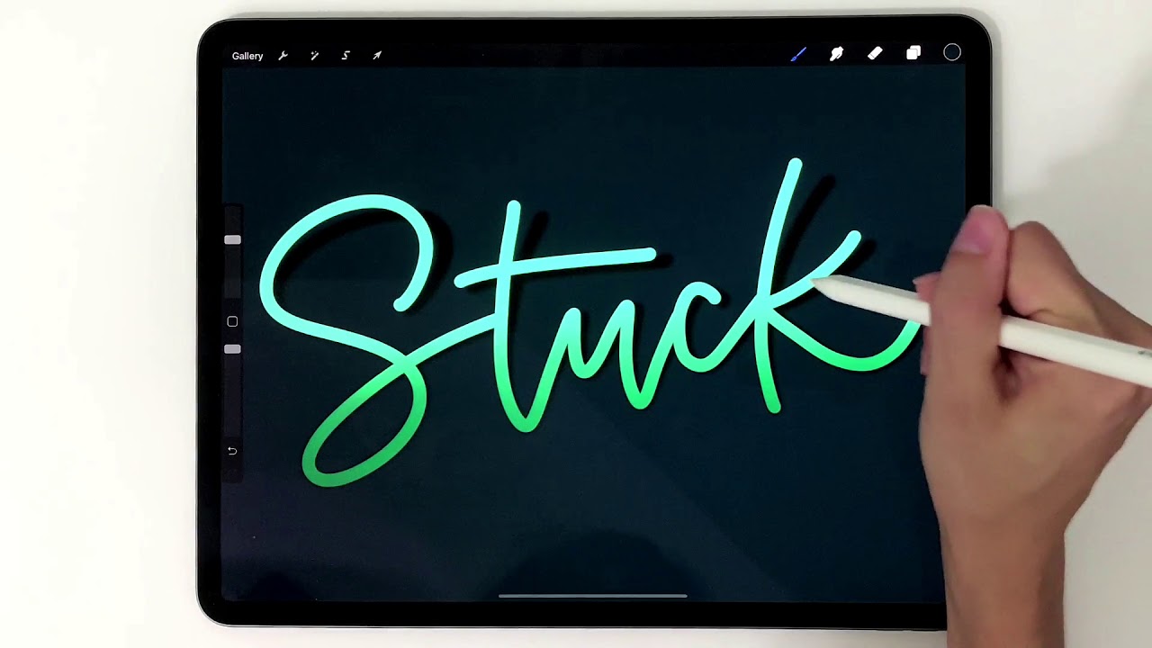 Создайте эффект отслаивающейся наклейки в Procreate