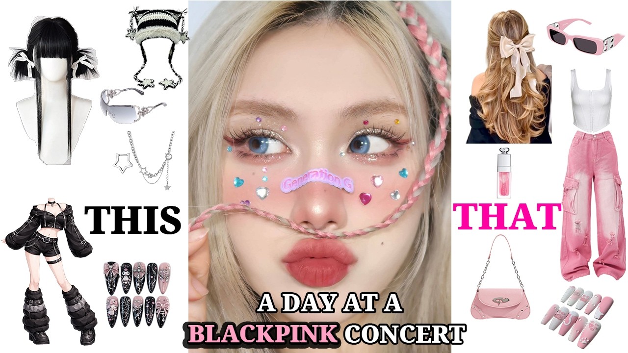 This or That game: Build Your BLACKPINK Concert Outfit 💗✨