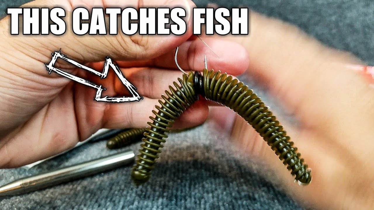 How to Setup the Weighted Wacky Rig - For Summer Bass Fishing (Flick Shake Rig)