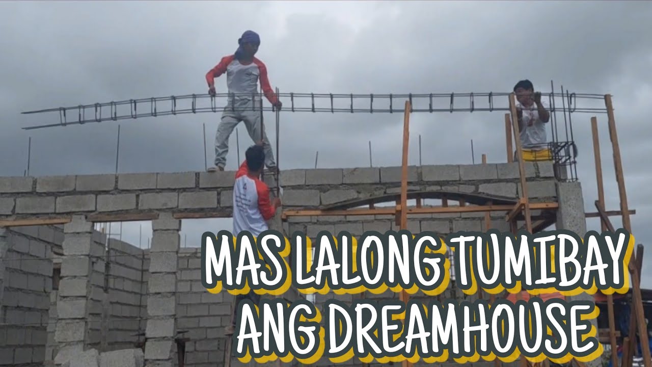 DAY #20 NILAGAY NA ANG BEAM NG DREAMHOUSE LALONG GUMANDA AT TUMIBAY NA #dreamhouse #smallhouse