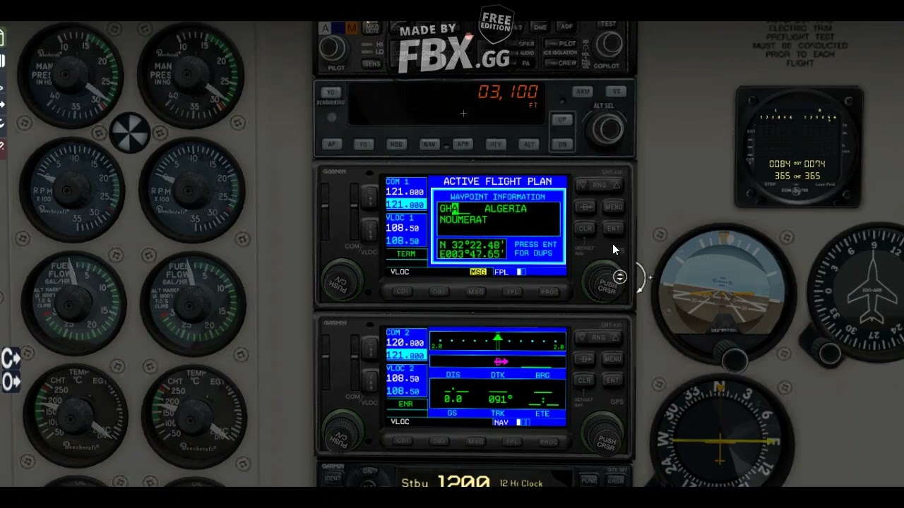 (xplane) How to enter a flight plan into GNS530 Garmin tutorial for beginners