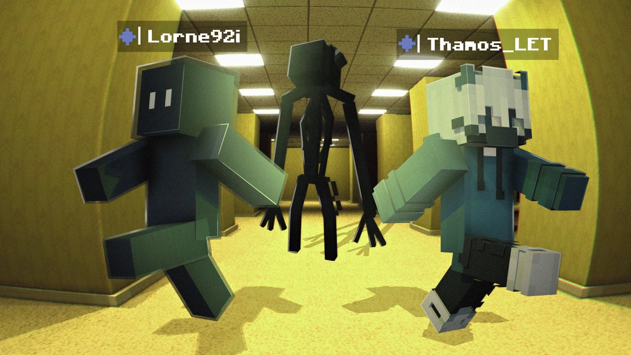 24h dans les Backrooms sur Minecraft - [FILM]
