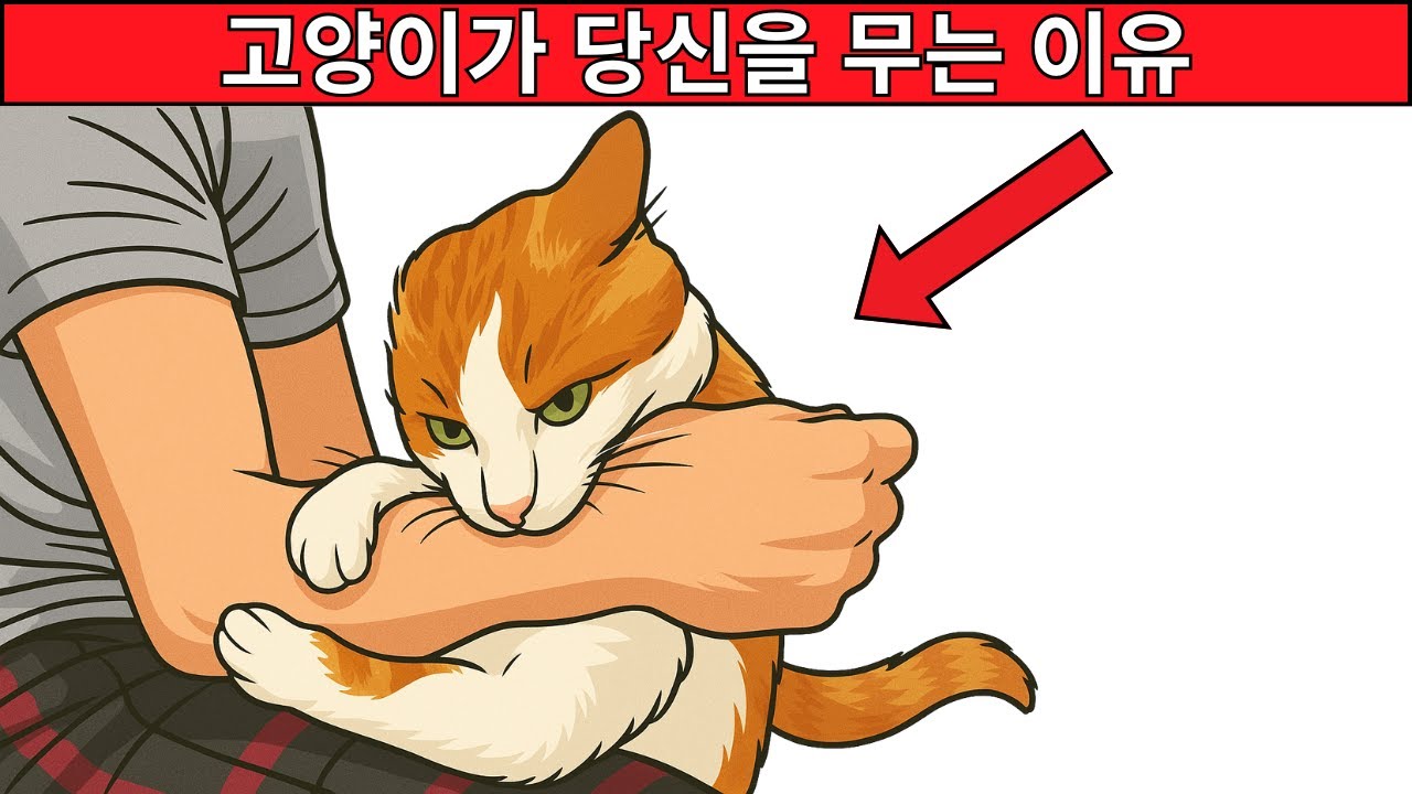 고양이가 당신을 깨무는 건, 당신에게 이 말을 전하고 싶어서입니다…