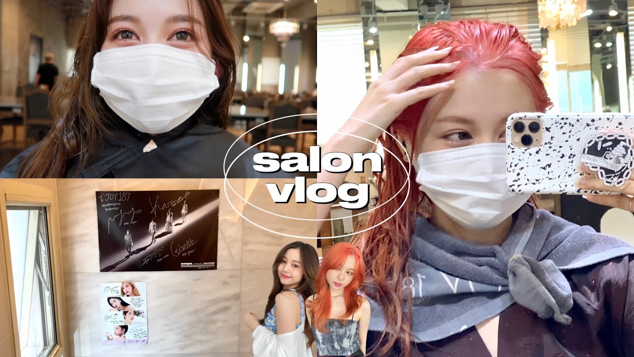 💇🏻‍♀️ vlog เปลี่ยนลุคแบบจัดเต็มที่ซาลอนไอดอลเกาหลี! ย้อมผมชมพูครั้งแรกในชีวิตตต | Babyjingko