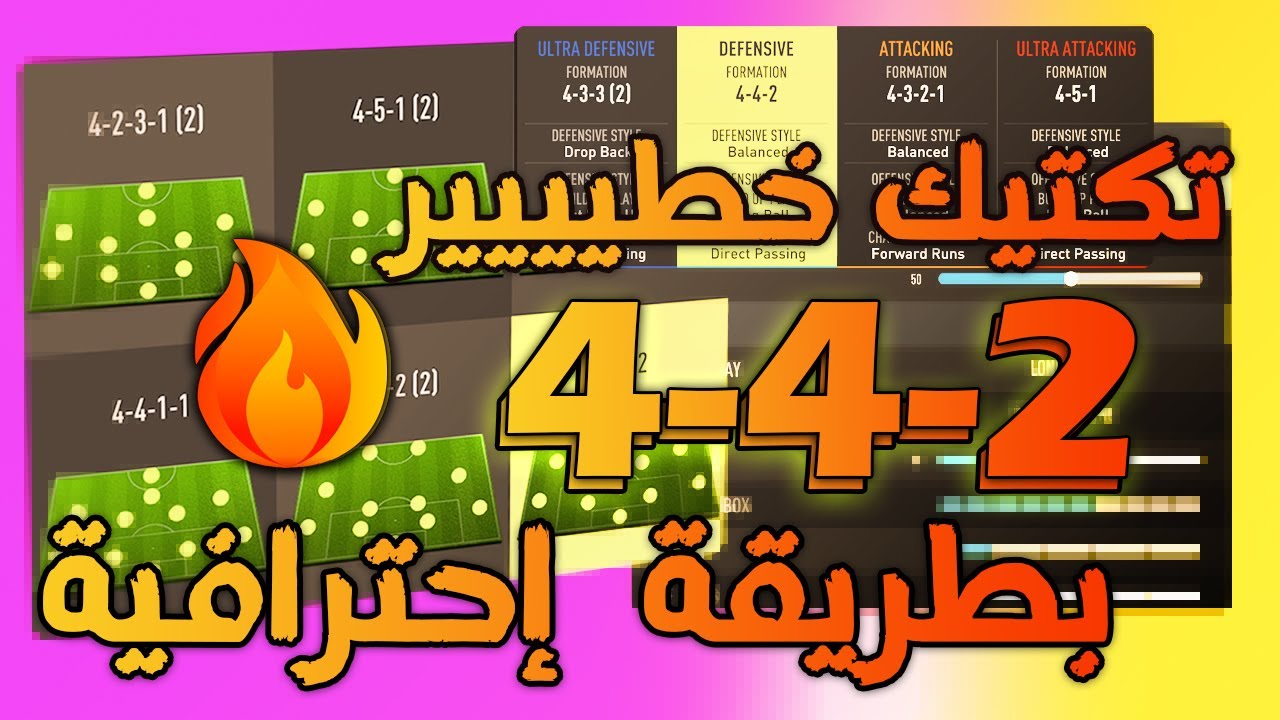فيفا 22 - شرح تشكيلة 4-4-2 الميتا حالياً !! + تكتيك الفوز والايليت دفجن !! 🔥🎮
