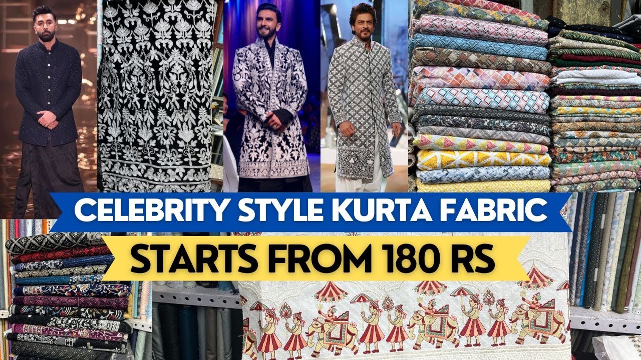 Men&rsquo;s Kurta Fabric Market In Mumbai | Cheapest Fabric market | Wedding outfit from scratch